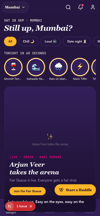 Outpass: Find tonight